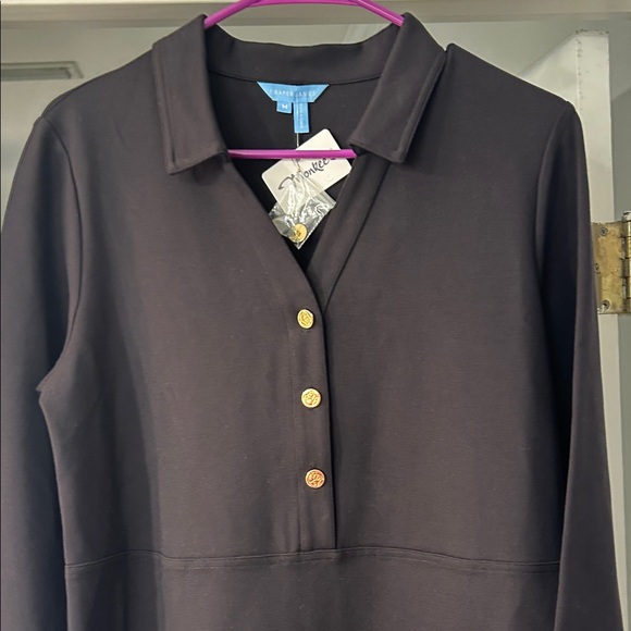 Draper James Lyla Shirtdress in Ponte - Picture 8 of 9